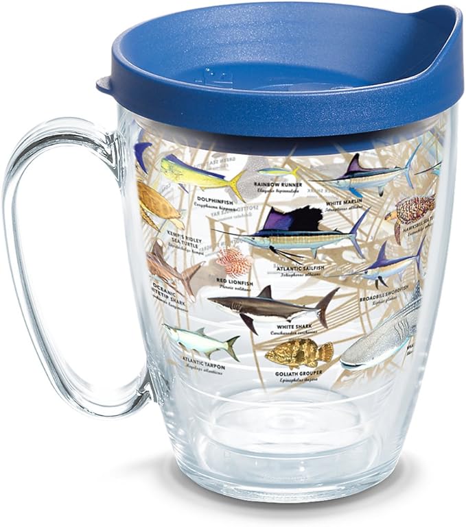 Tervis | Insulated Mug 16oz | Fish Diagram