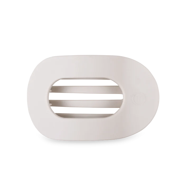 Teleties | Flat Round Hair Clip | Toasted Coconut | Medium
