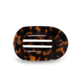 Teleties | Flat Round Hair Clip | Medium | Tortoise