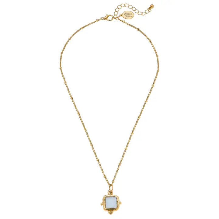 Susan Shaw | Charlotte Dainty Necklace | White