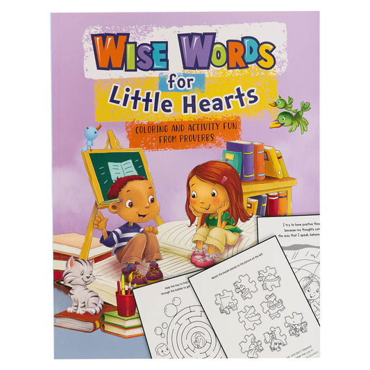 Christian Art Gifts Wise Words for Little Hearts