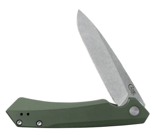 Case Knives OD Green Anodized Aluminum Kinzua® with Spear Blade 64659